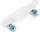 Skateboard Meteor LED Jr 23897, rrota me drita, plastik, i bardhë