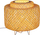 Lampë tavoline Atmosphera Liby Bamboo, 27cm, abazhure bambuje, bezhë