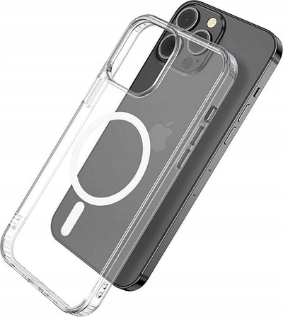 Kuti telefoni eSTUFF ES67140006, për iPhone 6.1", MagSafe, transparente