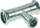 Tub lidhës çeliku KAN-therm T, 42x28x42mm