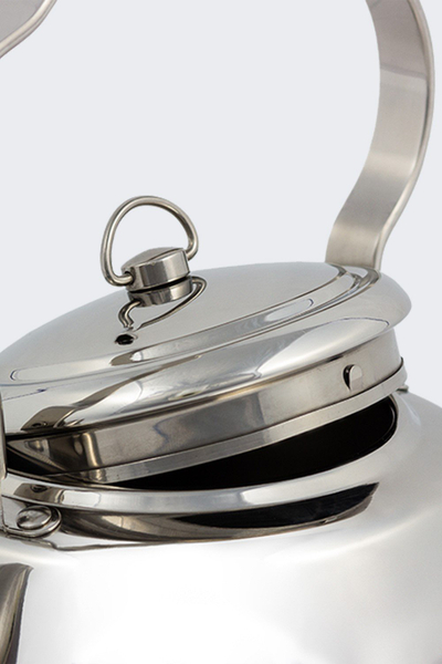 Çajnik Petromax, çelik inox, 0.8L, argjendtë