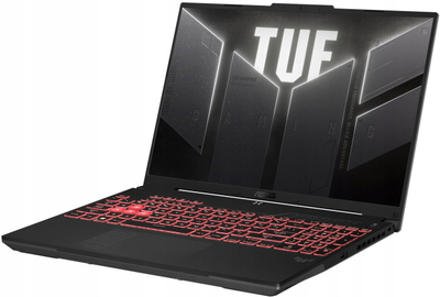Laptop gaming Asus TUF Gaming A16 FA607NUG, Ryzen 7 7445HS, 16GB RAM, 512GB SSD, RTX 4050, 16" 144Hz, gri