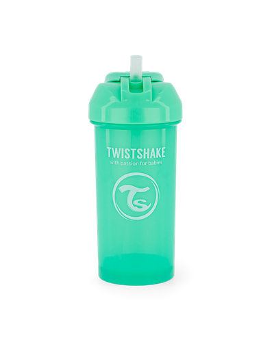 Shishe Twistshake me Pip, Jeshile Pastel, 360ml, 12+muaj