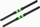 Set hantelash dhe shufre SMJ Sport BR020, 20kg, i zi me jeshile