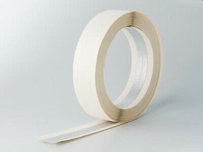 Метален хартиен аголен лента, 50mm, 30m, бел