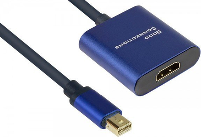Adaptor video Alcasa MDP HDMI2, Mini DisplayPort me HDMI, 0.2m, i zi