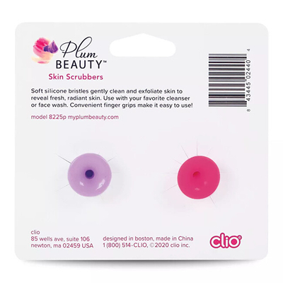 Pastruese silikoni për fytyrë PlumBeauty (Skin Scrubbers), 2 copë