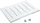 Полица Triton RAC-UP-550-H4, 19\", 55 cm, сива RAL 7035