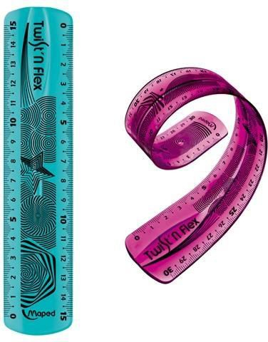 Vijë matse Maped Unbreakable Flex, 15 cm, e butë që përkulet, me shumë ngjyra