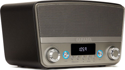 Radio tavoline Aiwa BSTU-750BK, Bluetooth, USB FM, gri
