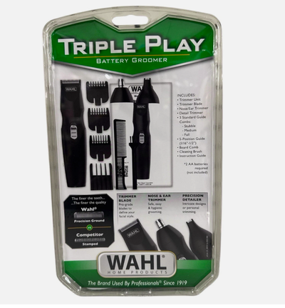 Makinë rroje Wahl Triple Play, me bateri