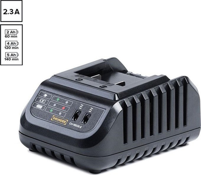 Karikues baterie Grunder CH-1802E-E, 18V, 2.3A, i zi