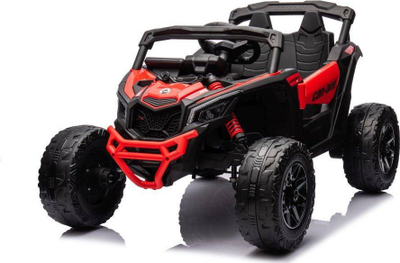 Makina elektrike për kalamaj Lean Toys Buggy Can-am DK-CA003, 24V, 2 ulëse, e kuqe