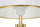 Lampë tavoline Mauro Ferretti Triply, Ø28cm, 1xE27 40W, metal tekstil, ari me të bardhë