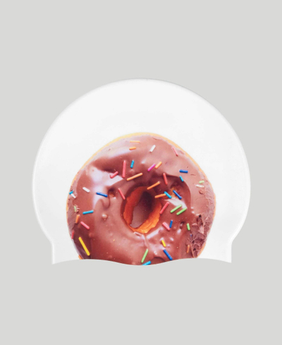 Kapelë noti Arena HD Swim Cap Donuts, silikon, shumëngjyrëshe
