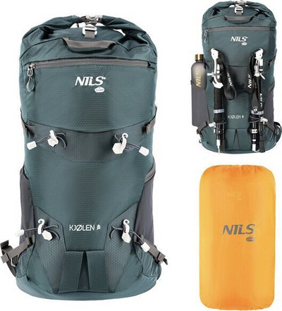 Çantë shpine NILS Camp NC1938 Travel, 40L, sistem ventilimi Air Comfort, blu