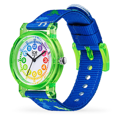 Orë dore për fëmijë Ice Watch ICE learning, e kaltër/gjelbër