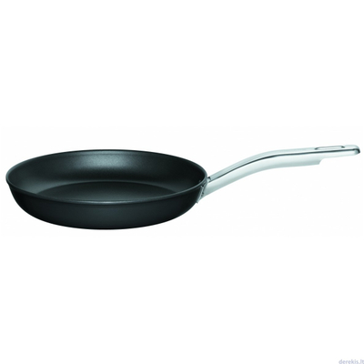 Tigan alumini Fiskars, për fërgim, 28cm, zezë