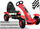 Go-kart me pedale për fëmijë, deri 50kg, sedilje e rregullueshme, rrota me ajër