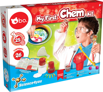 Set kimik edukativ Science4you My First Chemistry, 25 eksperimente, 8+ vjeç, shumëngjyrësh