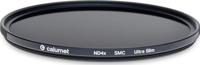 Филтер ND Calumet 52mm ND4x SMC Ultra Slim, неутрален густински, црн