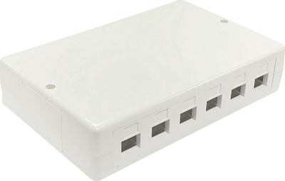 Kuti montimi Lanview LVN127774, 6 deri 12 module, e bardhë