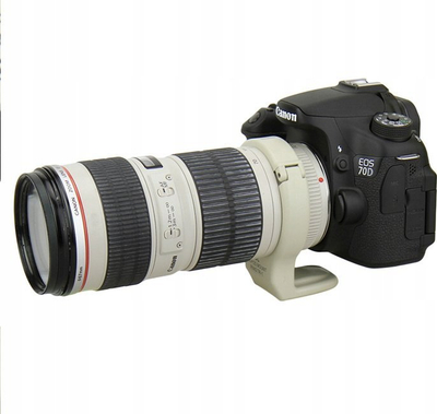 Unazë tripod për objektiv JJC TR-2, për Canon EF 100mm 2.8 Macro 180mm 3.5L, e bardhë