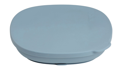 Pjatë silikoni për bebe b.box Silicone Plate, me kapak, me ndarje, Ocean