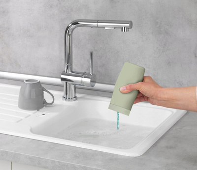 Dispenser sapuni WENKO Easy Squeez-e, 250 ml, 6 x 14 cm, jeshile e çelët