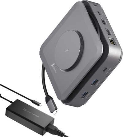 Dock USB C J5create JCD3199P, dy dalje 4K HDMI, PD 140W, gri