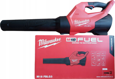Fshesë me ajër Milwaukee M18 FBLG3 Fuel, 18V, pa kabllo, pa bateri, e kuqe