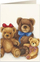 Kartolinë Tassotti B6 Plush Teddy Bears 7537, me zarf, shumëngjyrëshe
