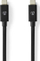 Kabllo USB Nedis USB4, USB C në USB C, 20 Gbps, 2m, i zi