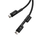 Kabllo USB C Baseus Fish Eye, Type C në Type C, 100W, 1m, e zezë