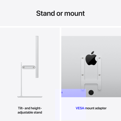 Apple Studio Display XDR, Nano-texture glass, VESA mount adapter (Stand not included)