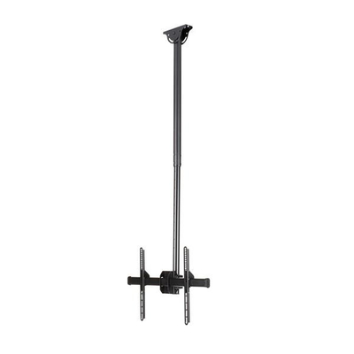 Mbajtëse tavane për TV Startech FLATPNLCEIL, 32-75", e zezë
