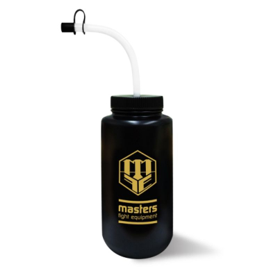 Shishe sportive Masters 13673-1, 1L, plastike, e zezë