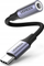 Adapter audio Ugreen AV161, USB C në 3.5mm, 10 cm, gri e errët