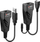 Adapter USB Lindy 42674, USB në USB dhe 3.5mm jack, i zi