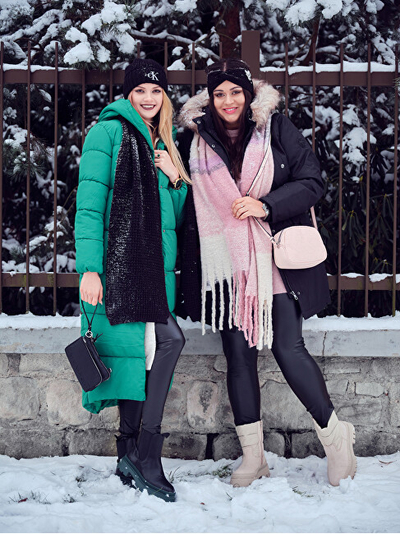 Çizme për femra Tamaris 25405, të zeza/gjelbra