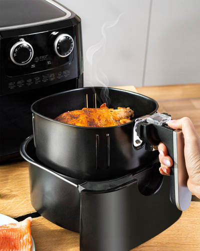 Fritezë me ajër First Austria FA5053, 3.5L, temperaturë 80-200°C, e zezë