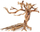 Pemë artificjale dekorative Bonsai Tonce nr. 14, 40x30 cm, jeshile