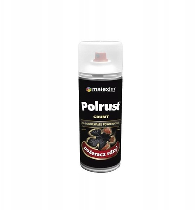Primer antikorroziv sprej Malexim Polrust, për metal, 400ml, i zi