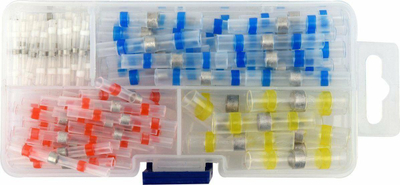 Set tubash termo-kontraktues YATO YT-81450, 100 copë, 0.25-6 mm², shumëngjyrësh