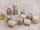 Set modelimi Juweela Old Wooden Barrels, 12 copë, fuçi druri të errëta dhe të çelta