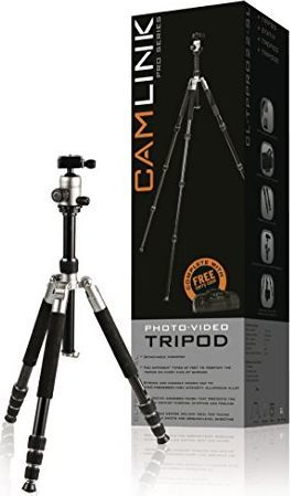 Tripod Bresser Corvette 4321000, alumin, me çantë, i zi