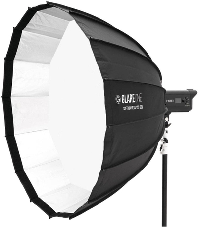 Difuzor fotografik GlareOne Hexa 120 PRO KIT, set i brendshëm edhe i jashtëm, i bardhë
