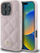 Mbulesë telefoni Guess Quilted Metal Logo për iPhone 16 Pro Max 6.9", rozë