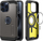 Kapak telefoni Spigen Tough Armor MagFit, iPhone 15 Pro, MagSafe, gri gunmetal