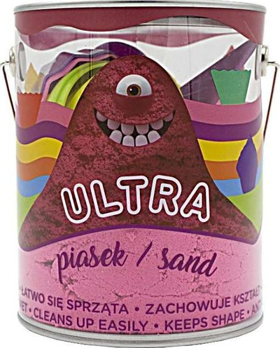 Set rërë kinetike Epee EP Ultra Sand Can 092554, 900g, 4 forma muffin dhe 2 vegla, rozë